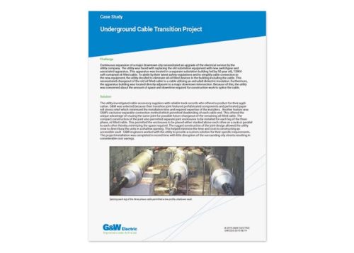 138kV Self-Contained Oil Filled Cable Replacement